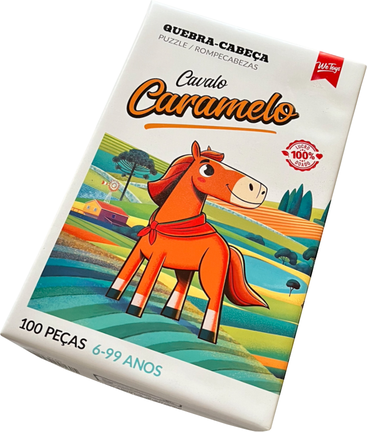 quebra cabeça cavalo caramelo 2